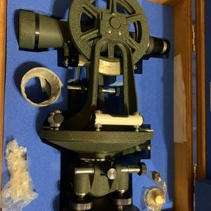 Vintage surveying theodolite
